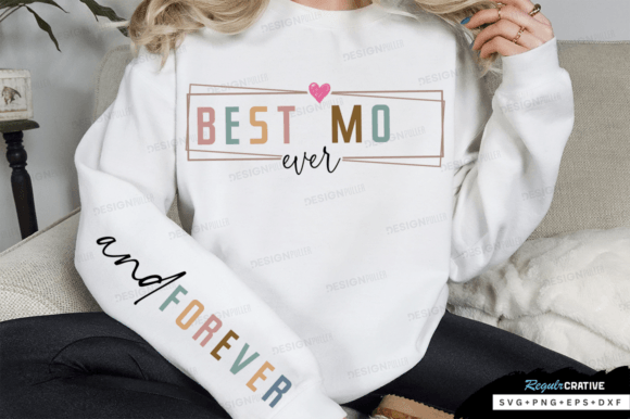 Best Mom Ever Sleeve SVG: A Modern Design Asset