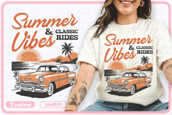 Capture the Perfect Summer Day with This Classic Rides PNG