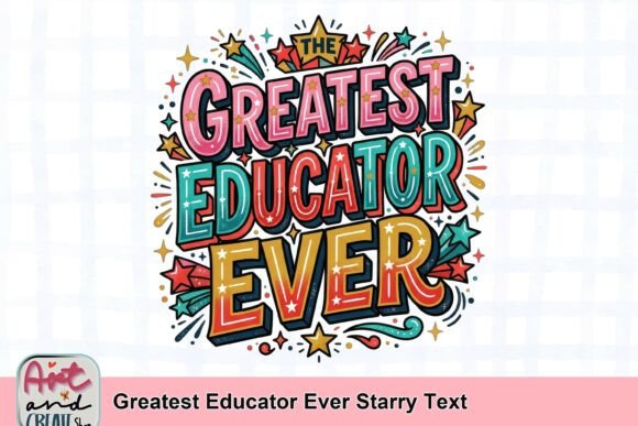 Celebrating Excellence with Starry Text