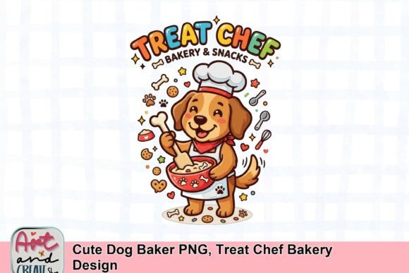 Cute Dog Baker PNG: A Treat for Your Designs
