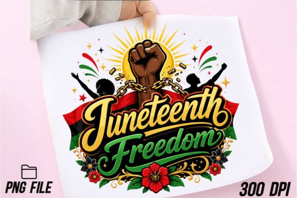 Juneteenth Freedom Black History PNG: A Design Asset for Cultural Storytelling