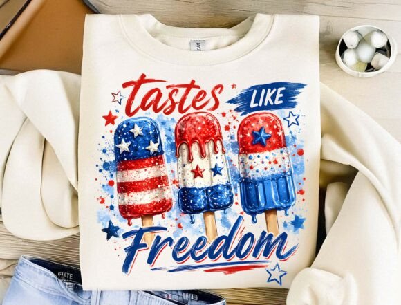 Tastes Like Freedom PNG: Capture Patriotic Spirit
