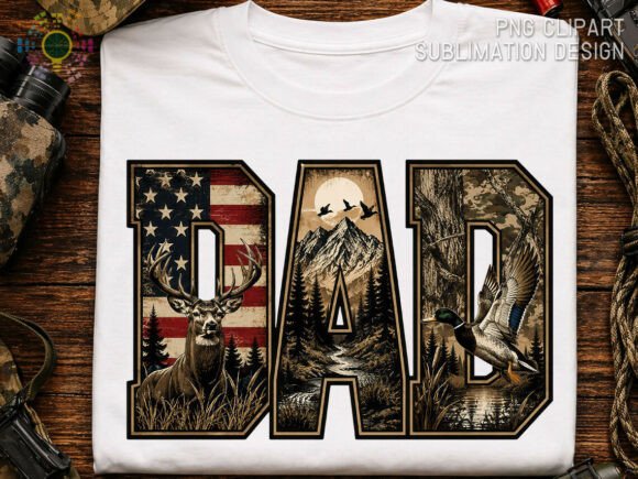 Vintage Hunting Dad PNG: Capturing Wilderness Spirit in Digital Art